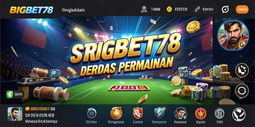 Tampilan gameplay strategis BIGBET78 yang mendebarkan dan penuh tantangan.