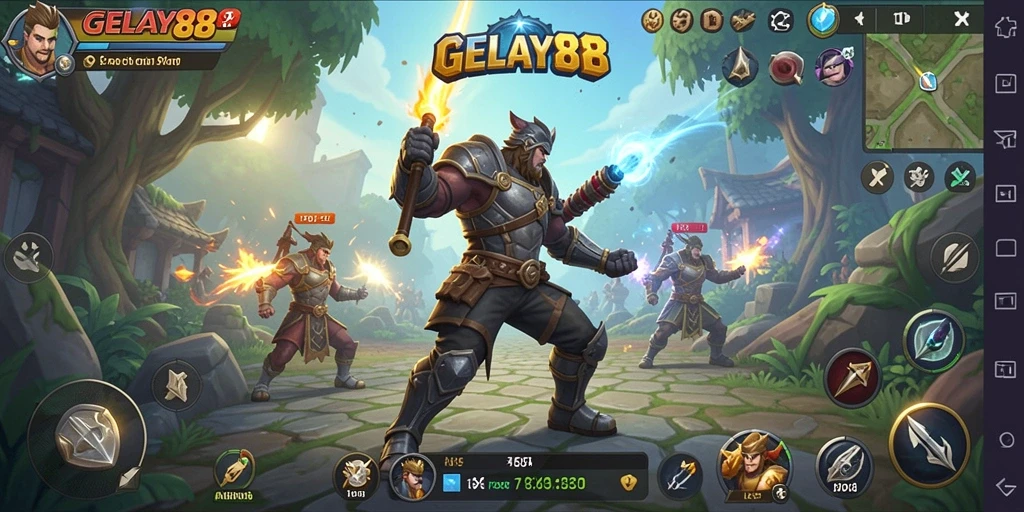 Tampilan gameplay seru dan mendebarkan di GELAY88.