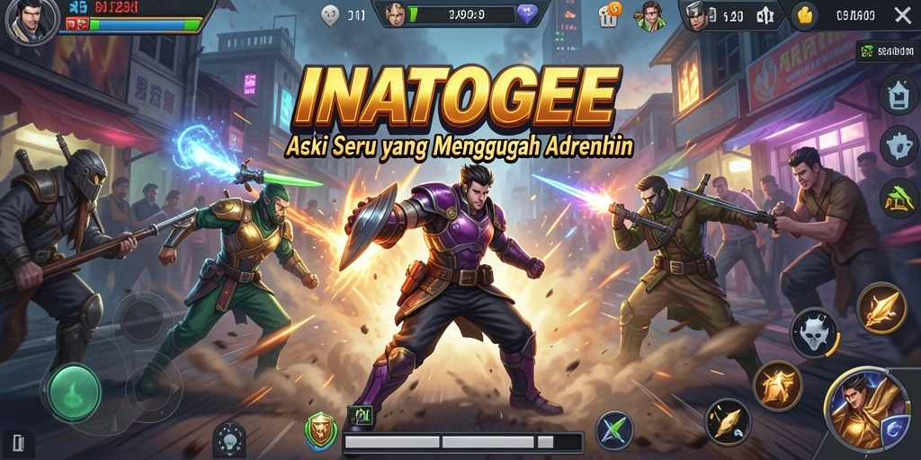 Tampilan gameplay mendebarkan INATOGEL dengan aksi seru yang tak terduga.