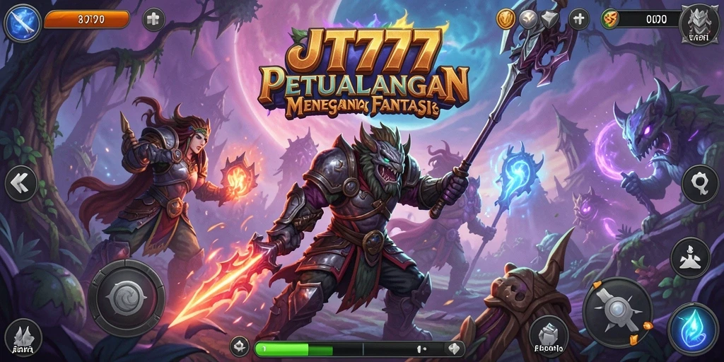 Screenshot menunjukkan aksi mendebarkan dalam gameplay petualangan JT777.