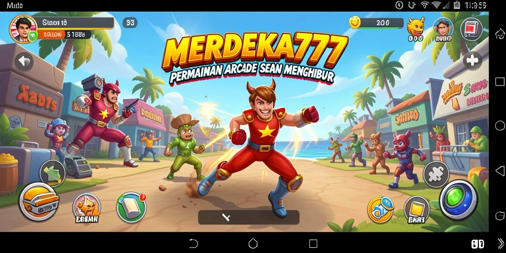Tampilan menarik dan gameplay seru dari MERDEKA777.