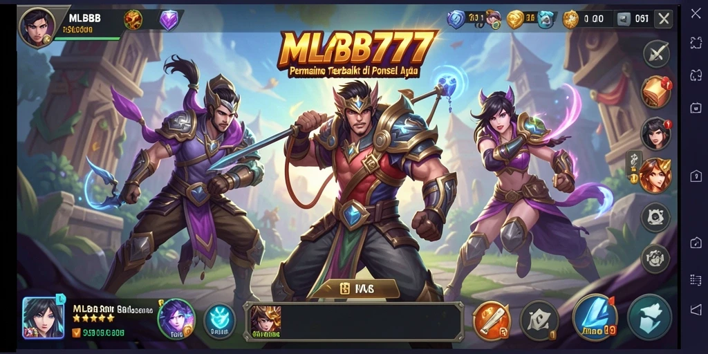 Tampilan permainan slot yang mengesankan dari MLBB777.