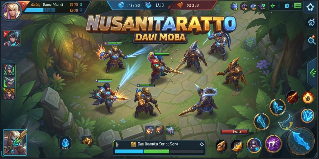Tangkapan layar dari gameplay epik NUSANTARATOTO yang menampilkan pertarungan yang mendebarkan.