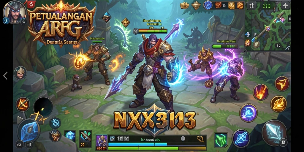 Tampilan gameplay ARPG yang seru dan mendebarkan dalam NX303.