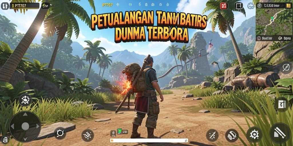 Screeshot menampilkan suasana gameplay Open World yang mendebarkan.