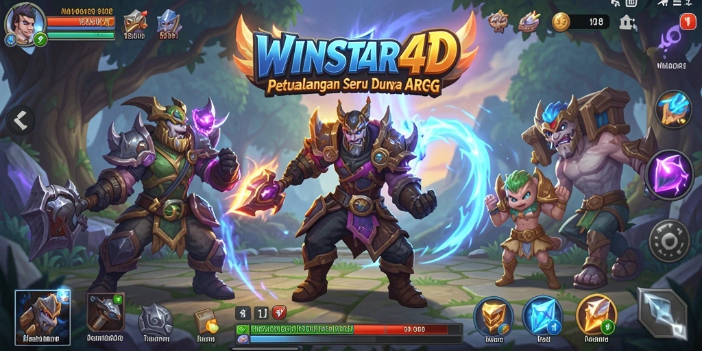 Tampilan gameplay WINSTAR4D yang penuh aksi dan petualangan.